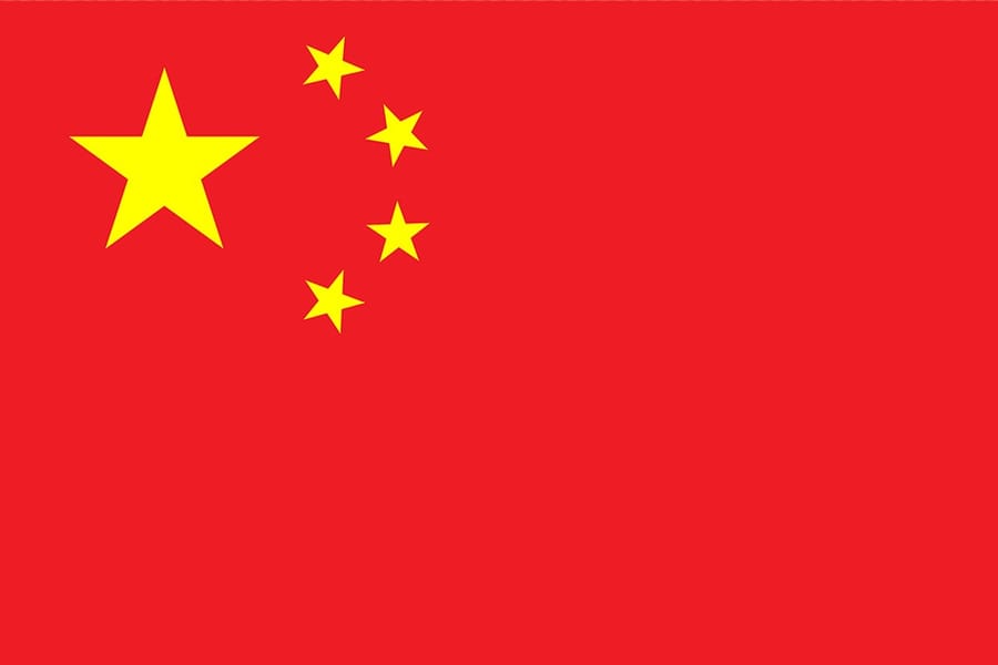 Flagge Chinas