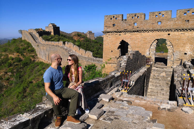 Wanderung auf der Chinesischen Mauer